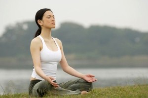 Girl Morning Meditation Practices